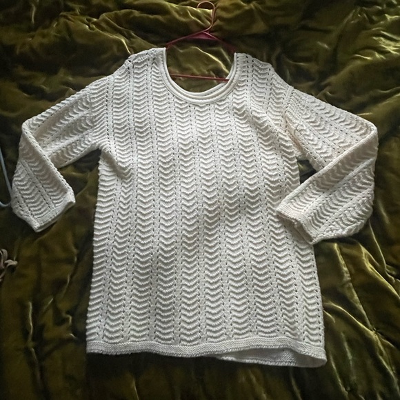 Vintage cream sweater - Picture 2 of 4